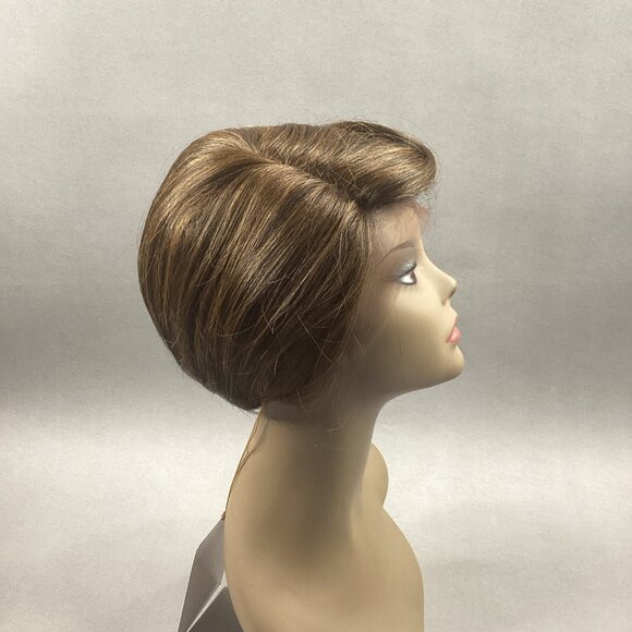 H/H Avanza Short Straight #S1B/27 Black Blonde 100% Human Hair Blend Full Wig - Picture 1 of 9